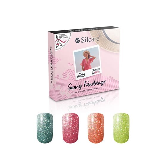 Набор Silcare Flexy из 4х гибридных лаков Sunny Fandango
Набор Silcare Flexy из 4х гибридных лаков Sunny Fandango