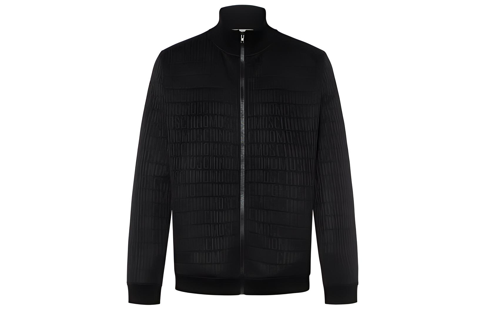 Футболка с тисненым логотипом по всей поверхности MOSCHINO, черный
Футболка с тисненым логотипом по всей поверхности MOSCHINO, черный