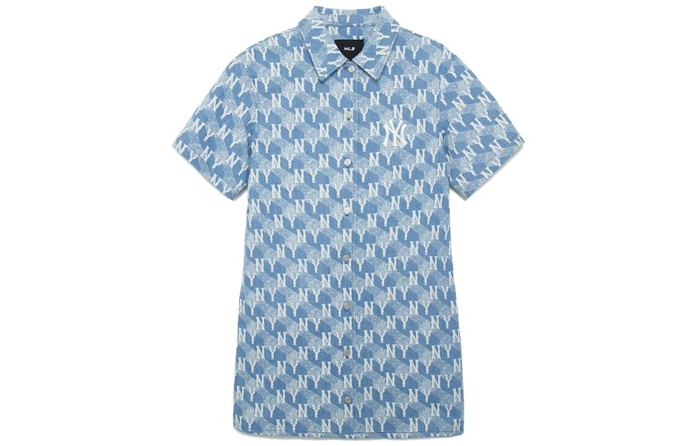 Женское платье с коротким рукавом светло-голубого цвета MLB
Женское платье с коротким рукавом светло-голубого цвета MLB