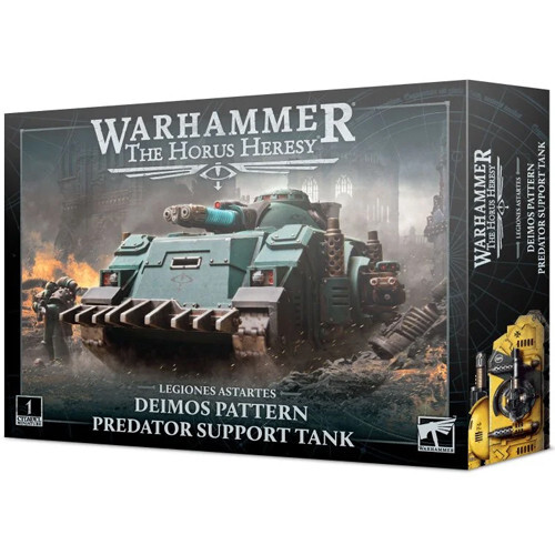 Миниатюра Games Workshop Warhammer Horus Heresy: Legiones Astartes - Deimos Pattern Predator Support Tank 
Миниатюра Games Workshop Warhammer Horus Heresy: Legiones Astartes - Deimos Pattern Predator Support Tank