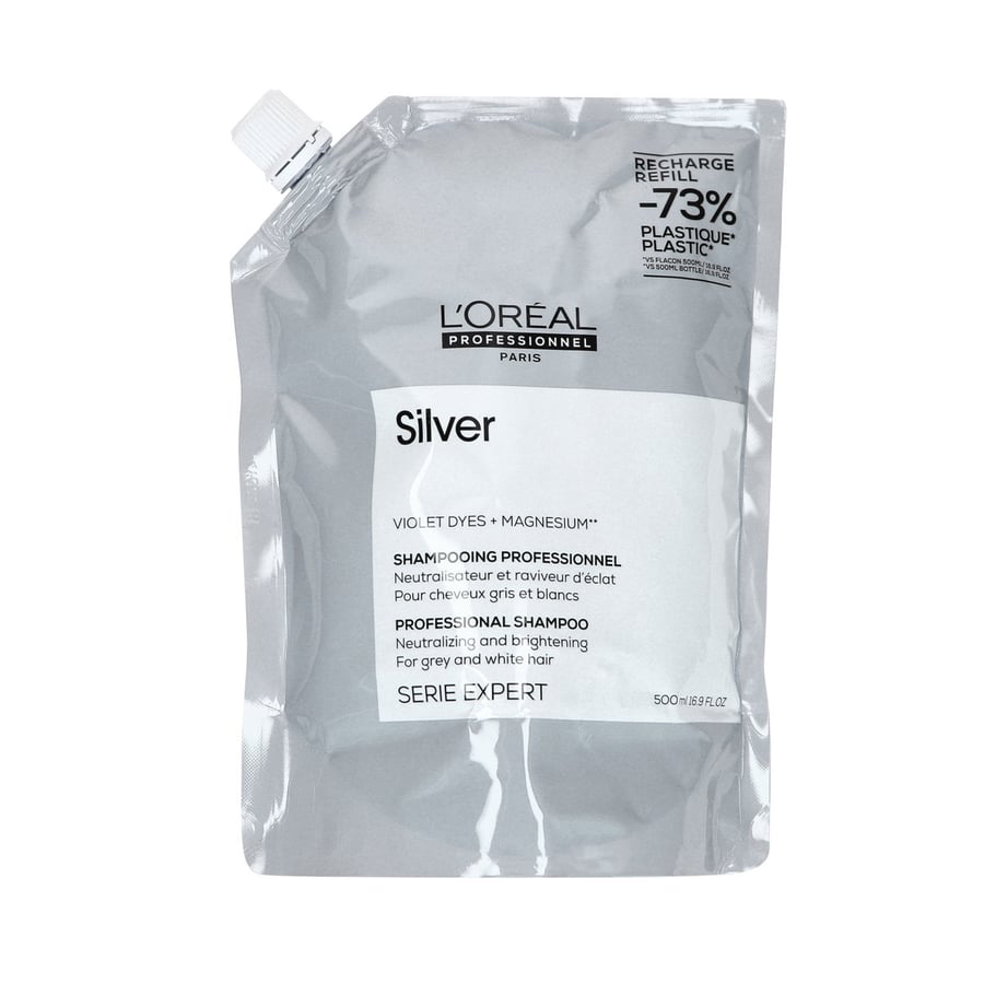 L'Oreal Professionnel Magnesium Silver Refill Осветляющий шампунь для седых волос 500 мл
L'Oreal Professionnel Magnesium Silver Refill Осветляющий шампунь для седых волос 500 мл