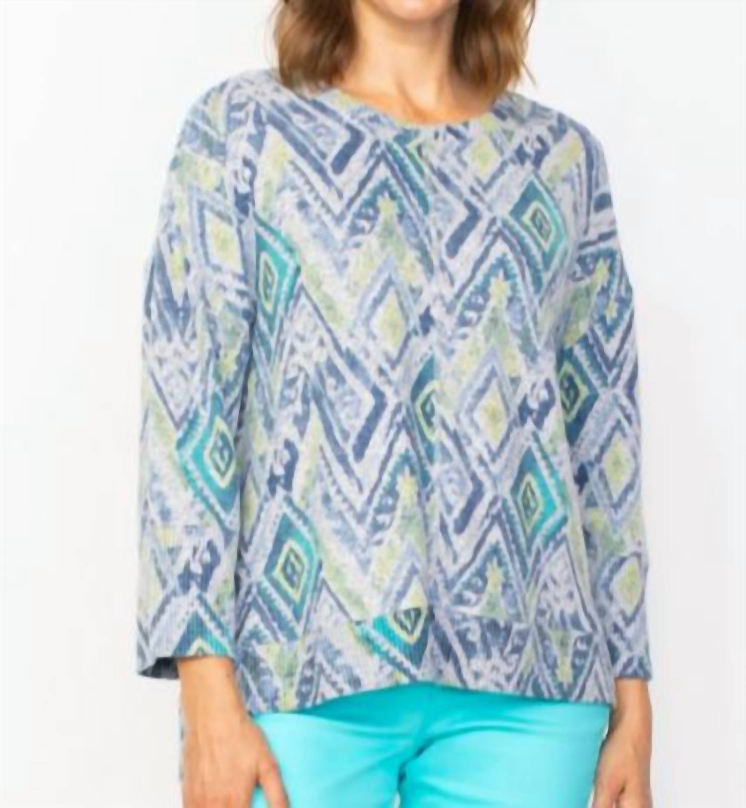 Мягкий флисовый свободный топ цвета василька Habitat, Cornflower 
Мягкий флисовый свободный топ цвета василька Habitat, Cornflower