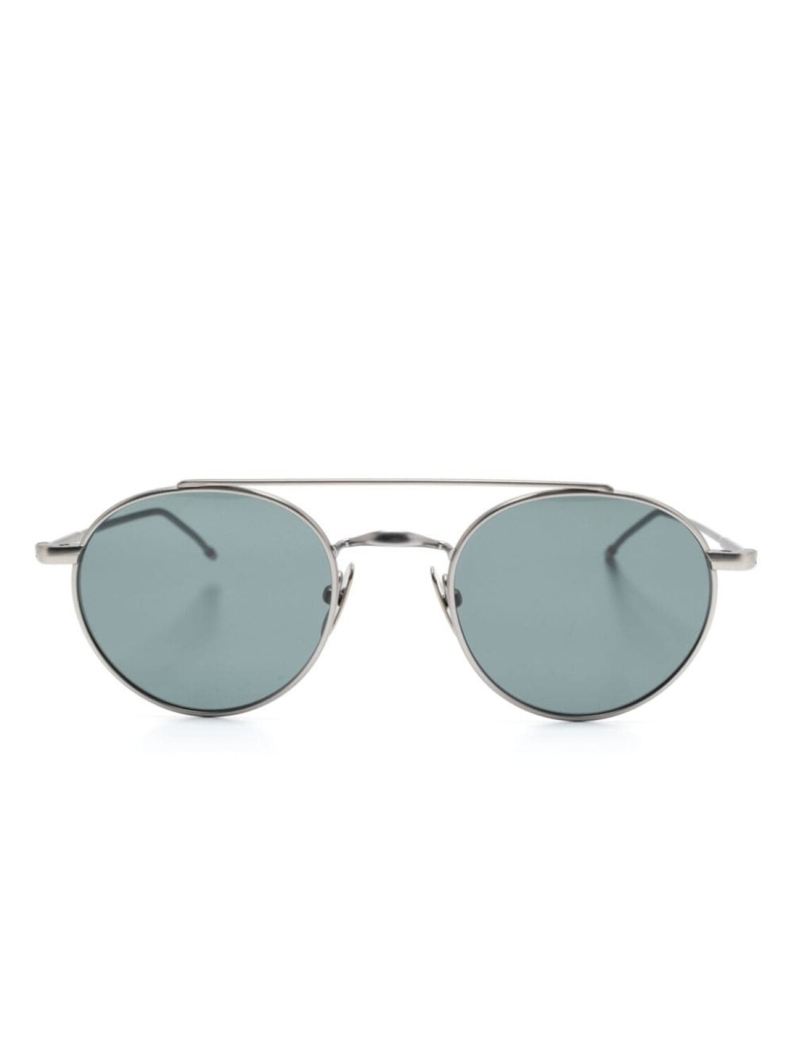 Thom Browne Eyewear солнцезащитные очки в круглой титановой оправе, серебристый
Thom Browne Eyewear солнцезащитные очки в круглой титановой оправе, серебристый