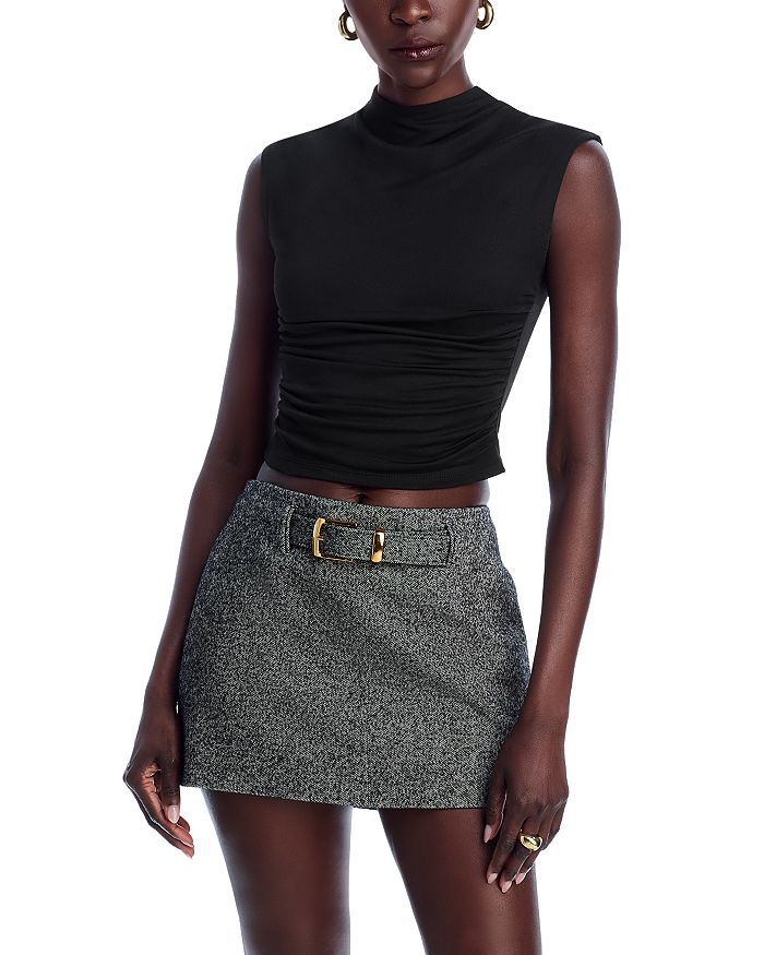 Топ с защипами - эксклюзив AQUA, черный
Топ с защипами - эксклюзив AQUA, черный