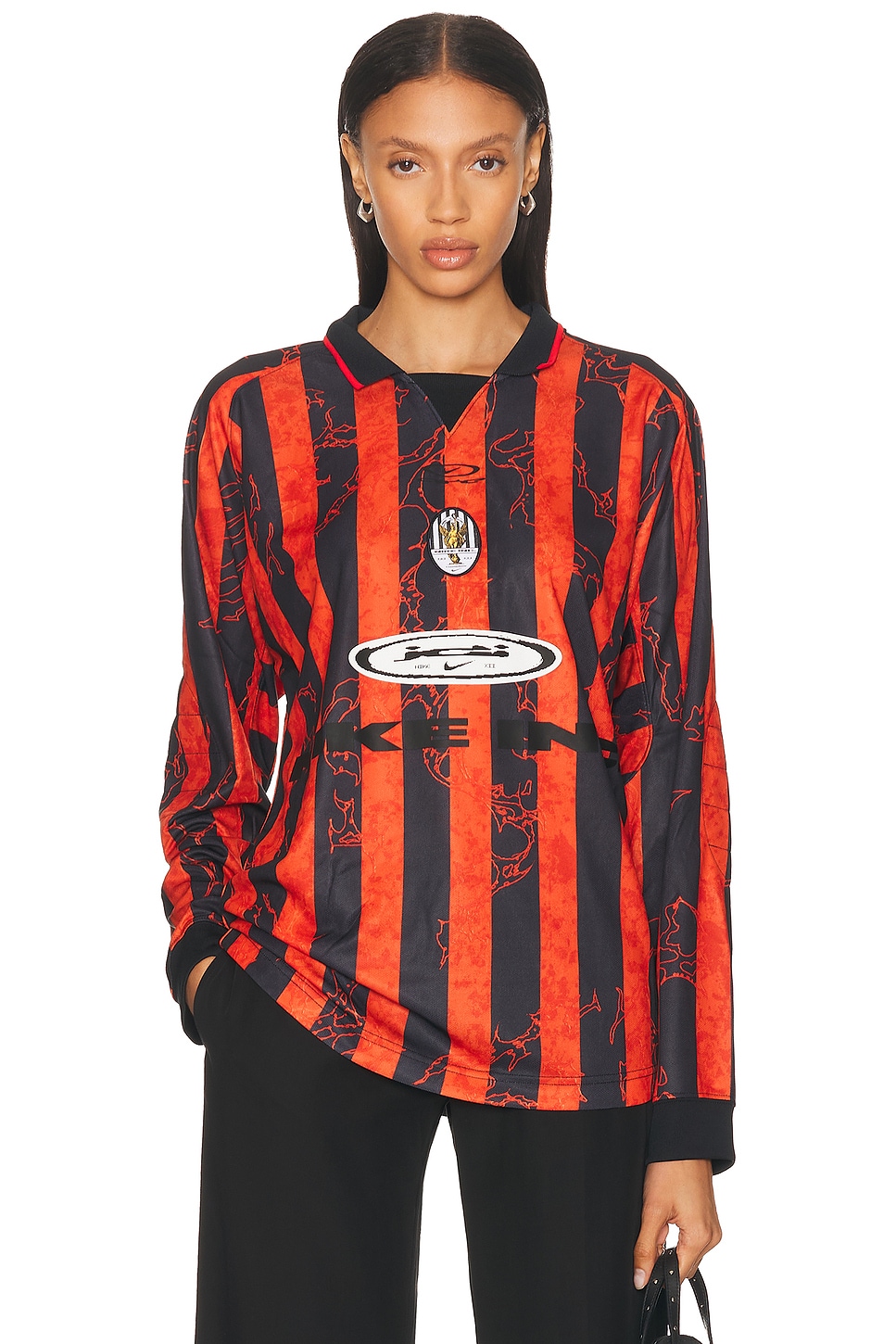 Nike Air Victory Джерси с длинным рукавом Nike, Picante Red, University Red, & Black 
Nike Air Victory Джерси с длинным рукавом Nike, Picante Red, University Red, & Black