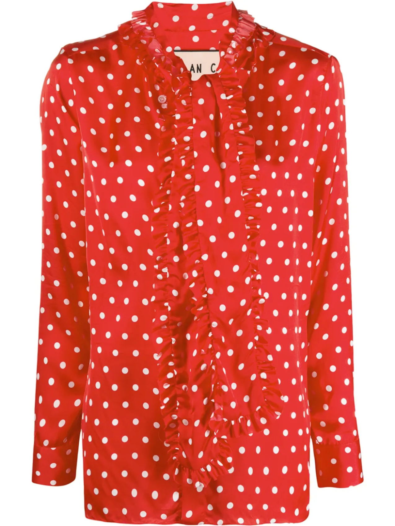 Plan C блузка в горох, красный
Plan C блузка в горох, красный