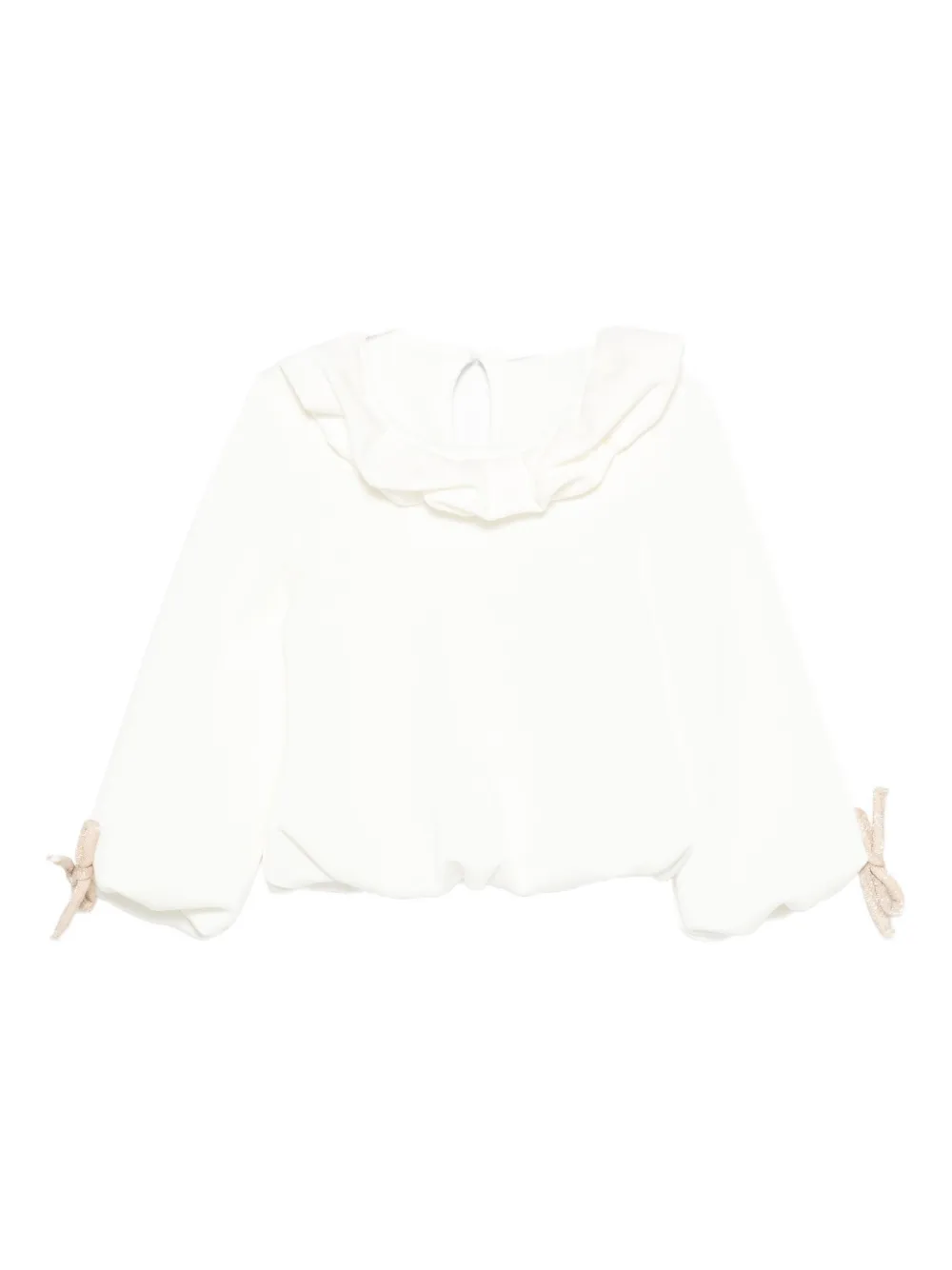 Блузка с оборчатым воротником Miss Grant Kids, белый
Блузка с оборчатым воротником Miss Grant Kids, белый