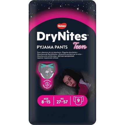 Ночные подгузники Huggies DryNites для девочек 8-15 лет (27-57 кг)
Ночные подгузники Huggies DryNites для девочек 8-15 лет (27-57 кг)
