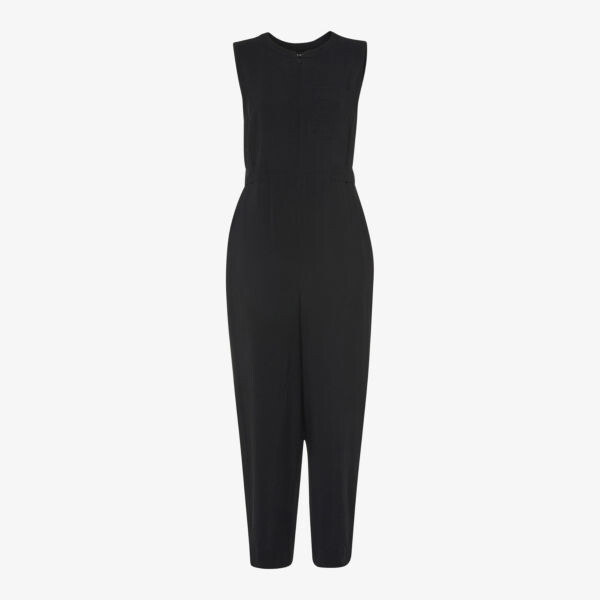 Тканый комбинезон Josie с молнией спереди Whistles, черный
Тканый комбинезон Josie с молнией спереди Whistles, черный