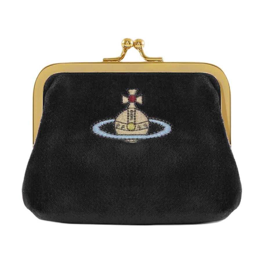 Vivienne Westwood Хлопковый кошелек для монет женский черный разноцветный 
Vivienne Westwood Хлопковый кошелек для монет женский черный разноцветный