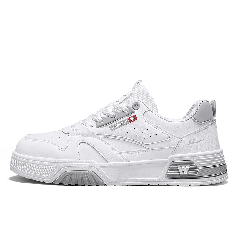 WARRIOR Мужские низкие скейтерские кроссовки с защитой от истирания, дышащие, бело-серые, цвет White Gray
WARRIOR Мужские низкие скейтерские кроссовки с защитой от истирания, дышащие, бело-серые, цвет White Gray