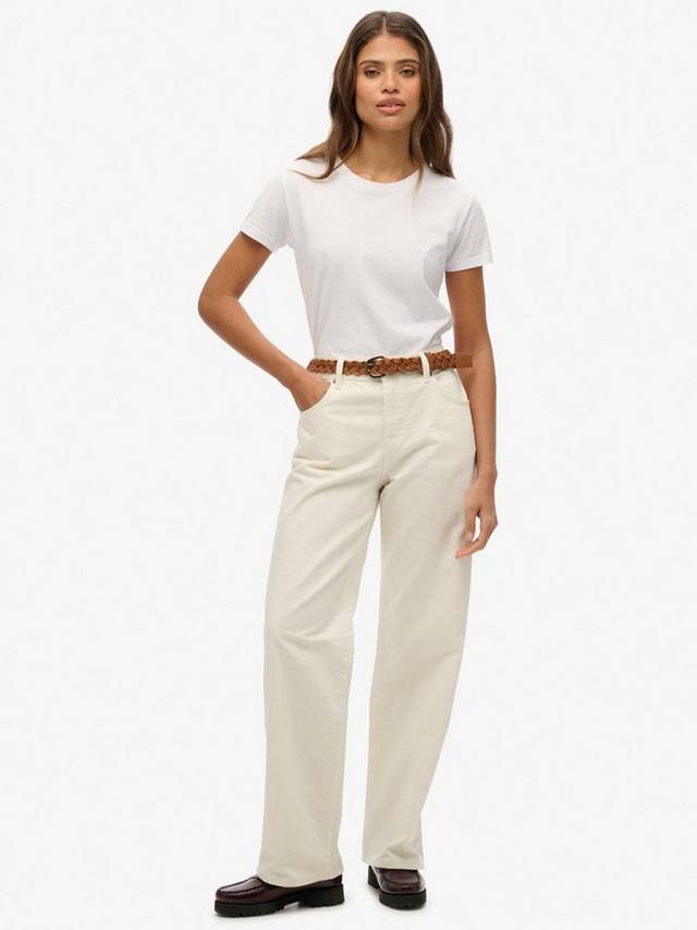 Джинсы средней посадки из чистого органического хлопка с широкими штанинами Superdry, цвет Desert Bone White
Джинсы средней посадки из чистого органического хлопка с широкими штанинами Superdry, цвет Desert Bone White