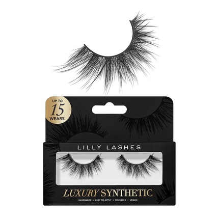 Роскошные синтетические накладные ресницы полной длины 15 мм Lilly Lashes
Роскошные синтетические накладные ресницы полной длины 15 мм Lilly Lashes