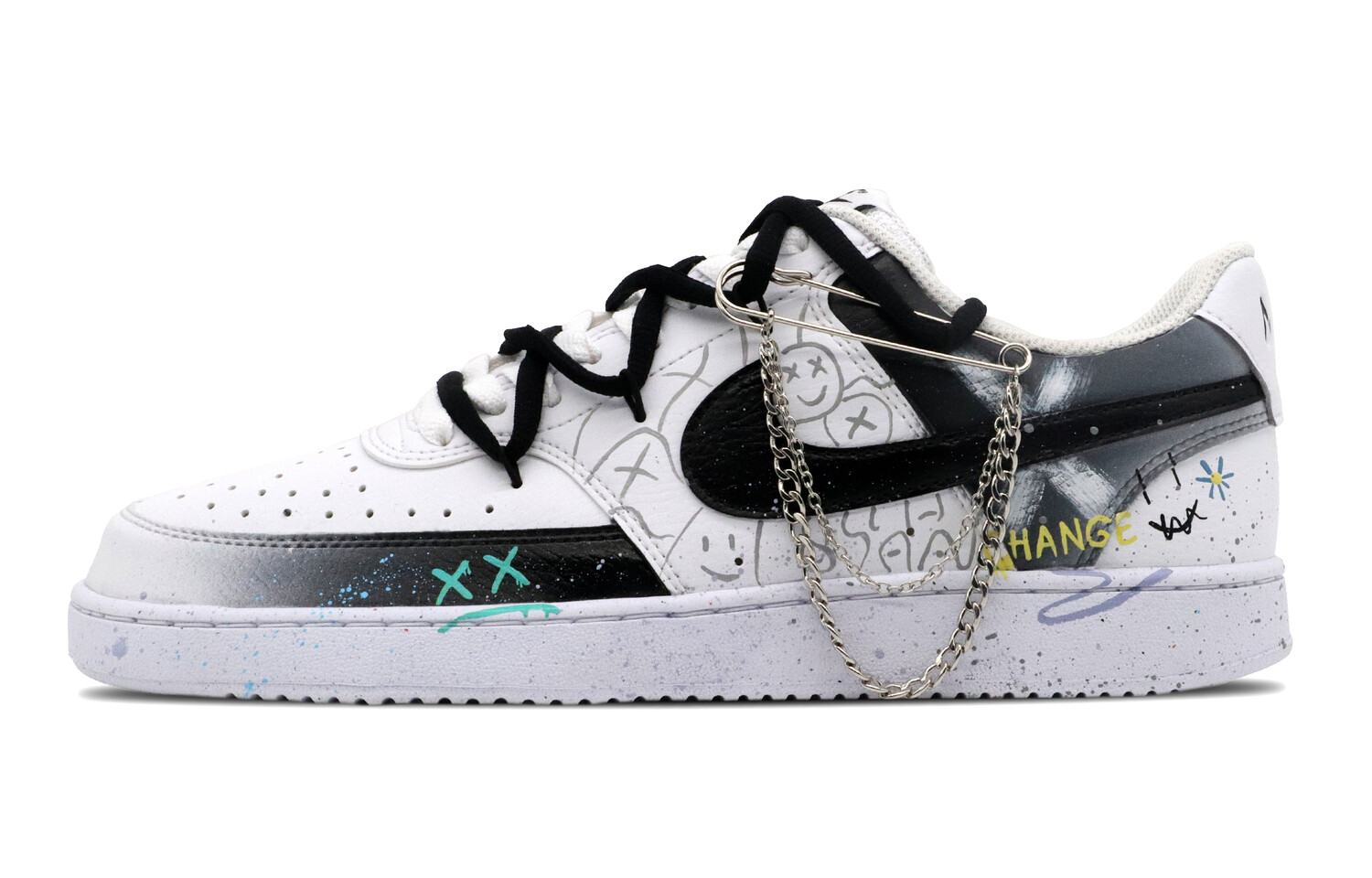 Кроссовки Nike Court Vision 1 Skateboarding Shoes Women's Low-top White, черный/белый
Кроссовки Nike Court Vision 1 Skateboarding Shoes Women's Low-top White, черный/белый