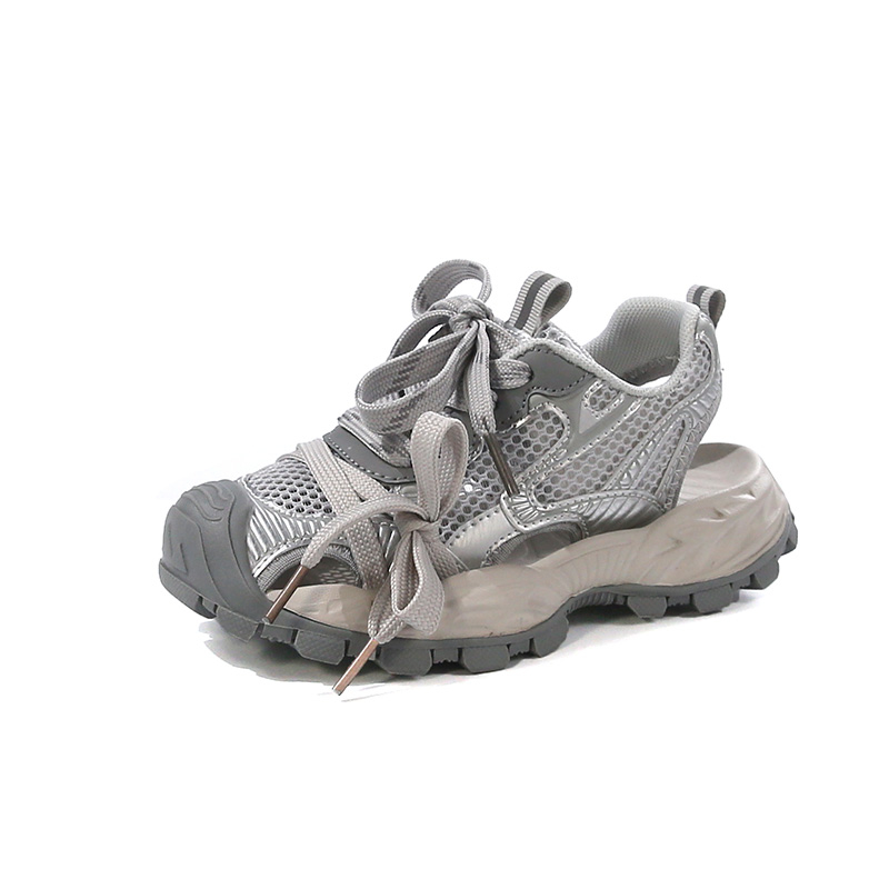 Дышащие, нескользящие и износостойкие детские сандалии с низким верхом SHIBU, серебряный
Дышащие, нескользящие и износостойкие детские сандалии с низким верхом SHIBU, серебряный