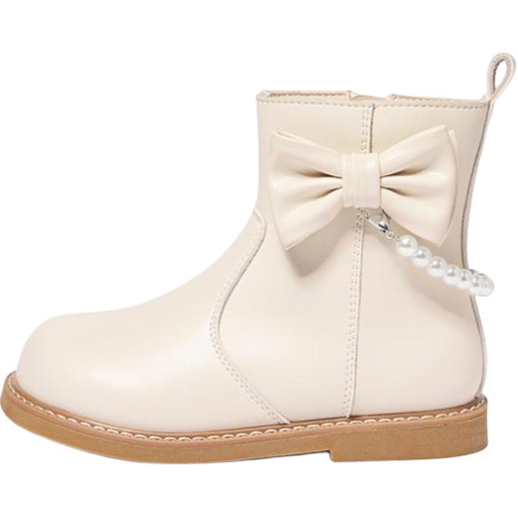 Теплые детские ботинки с поддержкой Snoffy, кремовый/белый 
Теплые детские ботинки с поддержкой Snoffy, кремовый/белый