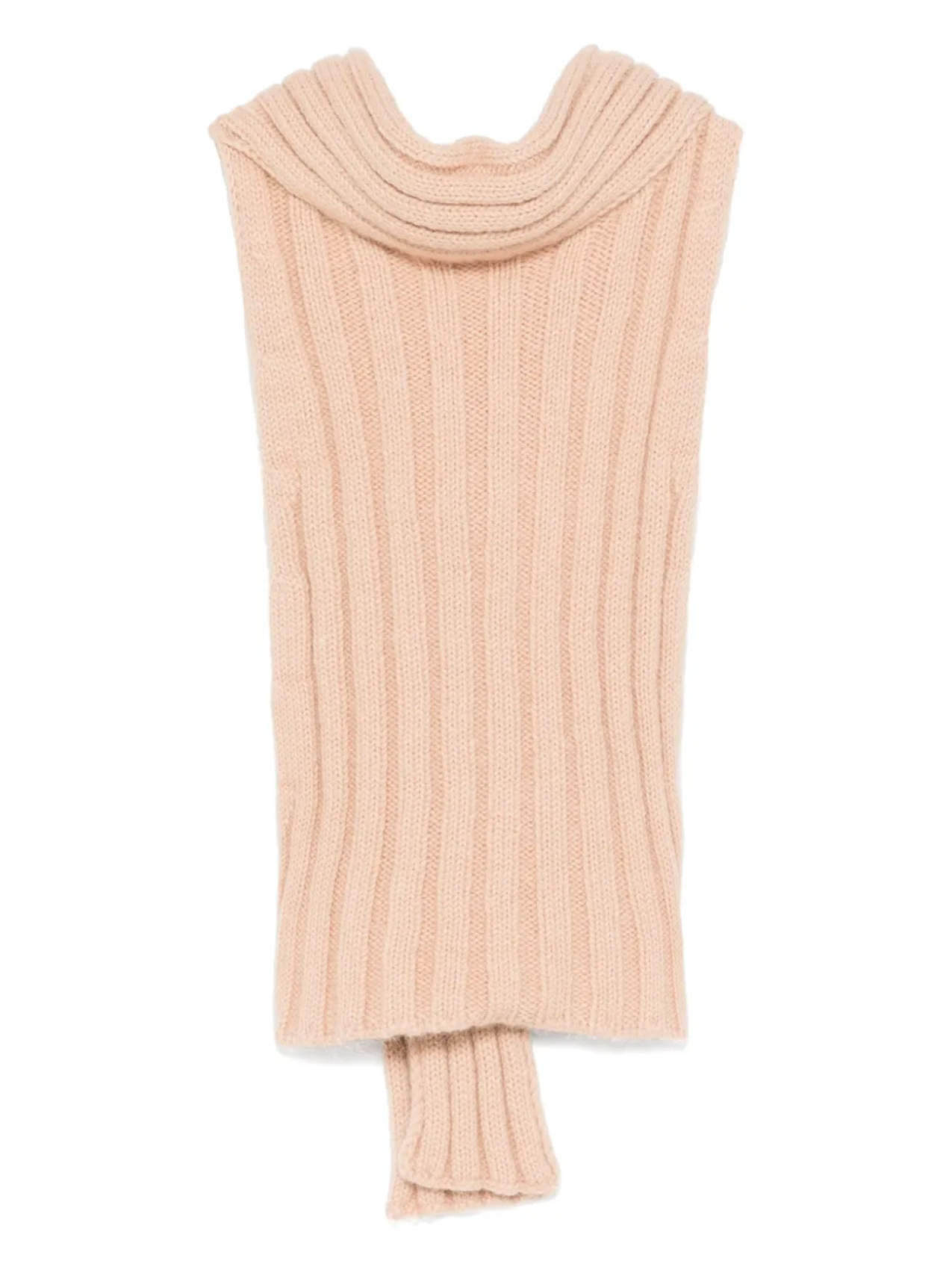 Вязаный топ с переплетением AREA, нейтральный 
Вязаный топ с переплетением AREA, нейтральный