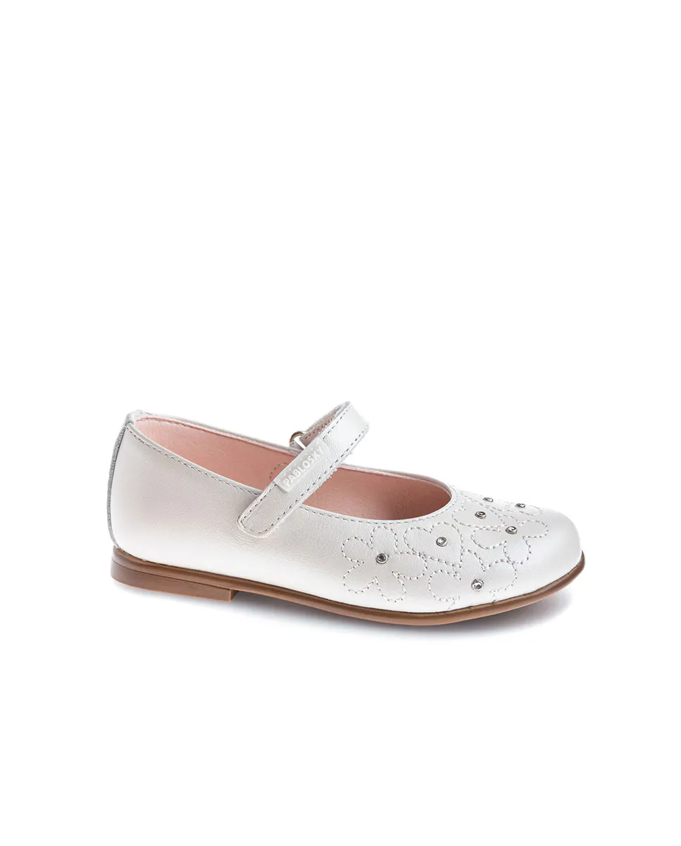 Кожаные туфли Мэри Джейн для девочек на застежке-липучке Pablosky, бежевый
Кожаные туфли Мэри Джейн для девочек на застежке-липучке Pablosky, бежевый