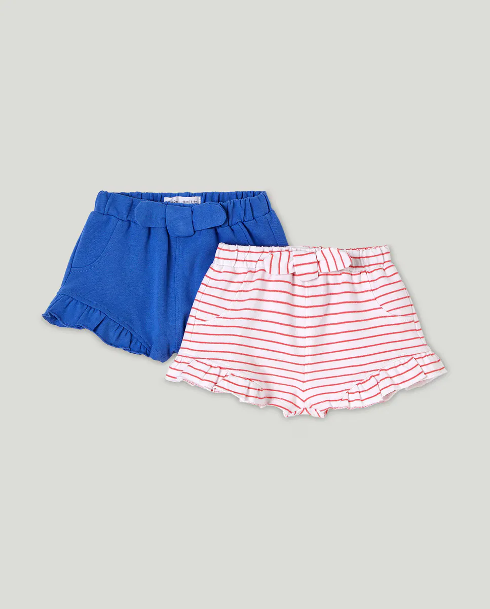 Комплект шорт для девочки Baby El Corte Inglés, синий
Комплект шорт для девочки Baby El Corte Inglés, синий