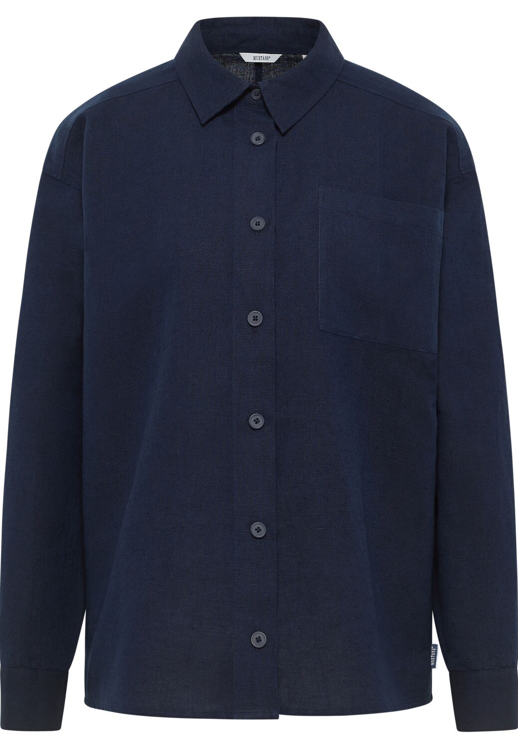MUSTANG Рубашка 'Style Willow' в цвете Navy
MUSTANG Рубашка 'Style Willow' в цвете Navy
