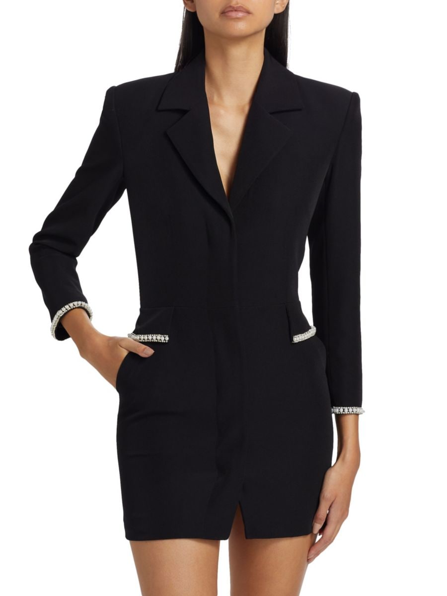 Мини-платье-блейзер Stellina из крепа с отделкой из искусственного жемчуга Generation Love, черный
Мини-платье-блейзер Stellina из крепа с отделкой из искусственного жемчуга Generation Love, черный