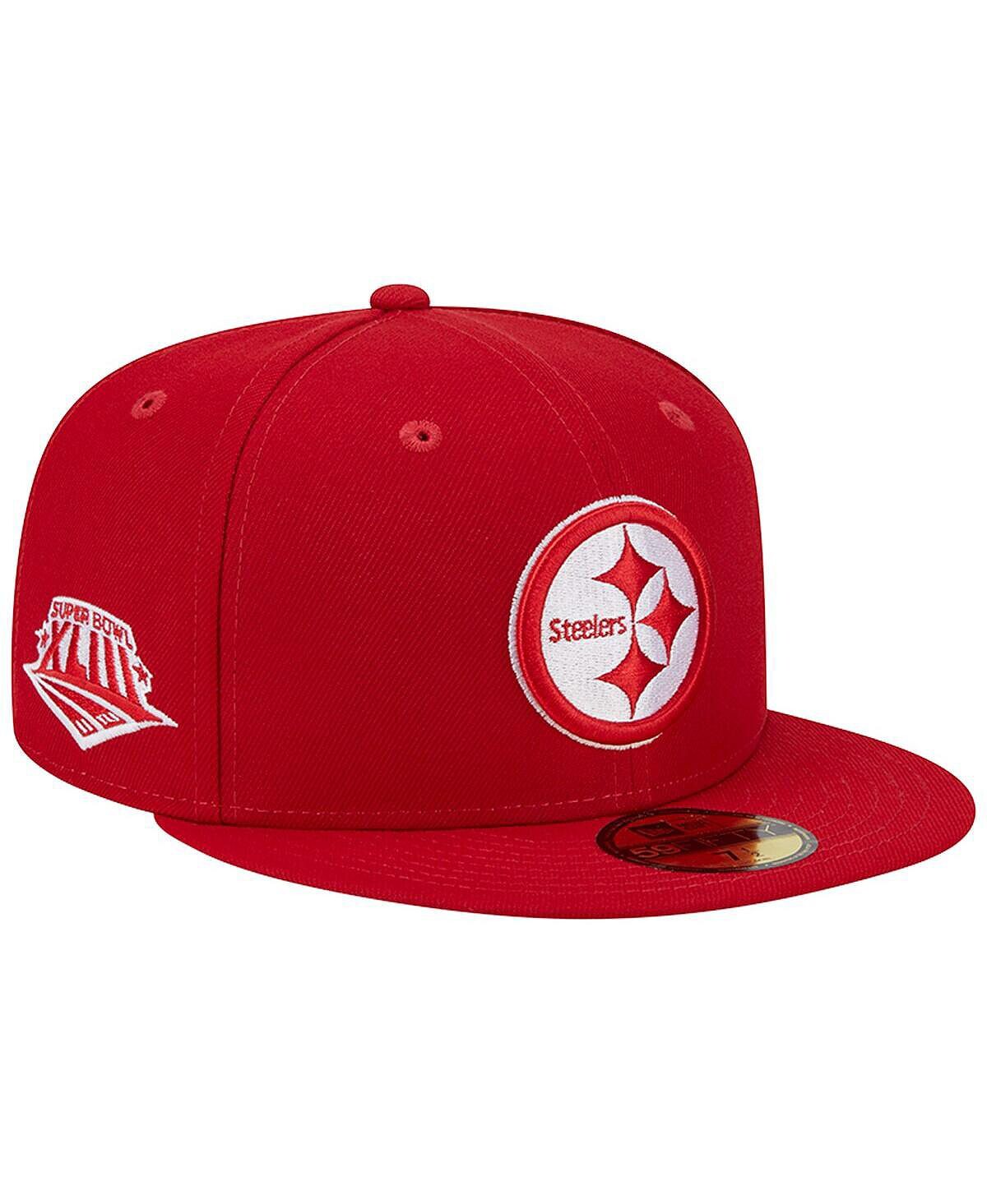 Мужская кепка Scarlet Pittsburgh Steelers Super Bowl XLIII с основной нашивкой 59FIFTY New Era
Мужская кепка Scarlet Pittsburgh Steelers Super Bowl XLIII с основной нашивкой 59FIFTY New Era
