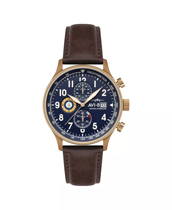 Мужские часы Hawker Hurricane Classic с хронографом, коричневым кожаным ремешком, 43,5 мм Avi-8, blue
Мужские часы Hawker Hurricane Classic с хронографом, коричневым кожаным ремешком, 43,5 мм Avi-8, blue