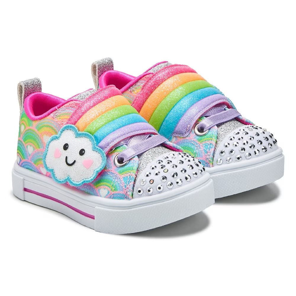 Детские кроссовки со светящейся подошвой Twinkle Sparks Skechers для малышей и младших детей, multi rainbow
Детские кроссовки со светящейся подошвой Twinkle Sparks Skechers для малышей и младших детей, multi rainbow