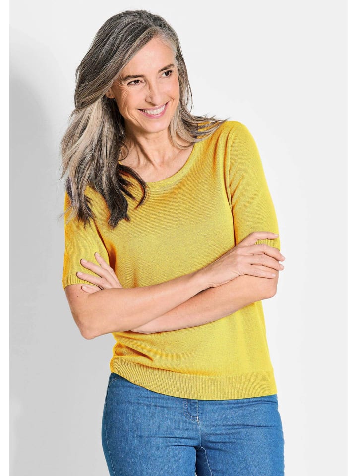 Вязаный свитер GOLDNER, желтый
Вязаный свитер GOLDNER, желтый