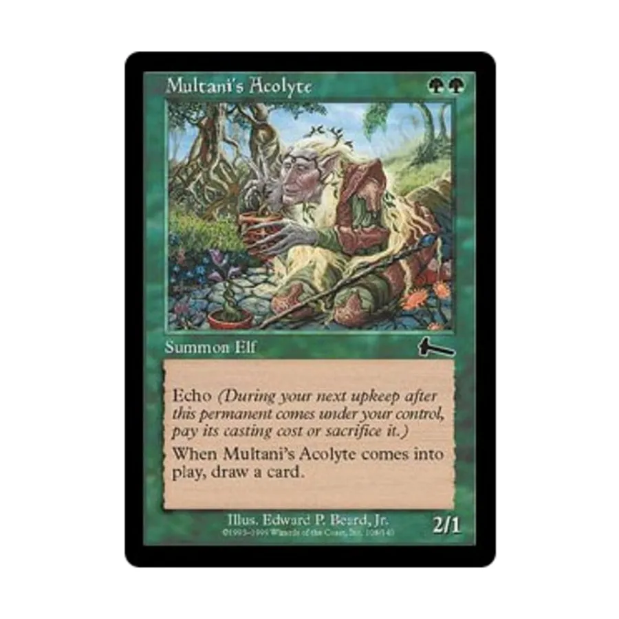 CCG Послушник Мултани (клавиша C), MTG - Urza's Legacy
CCG Послушник Мултани (клавиша C), MTG - Urza's Legacy