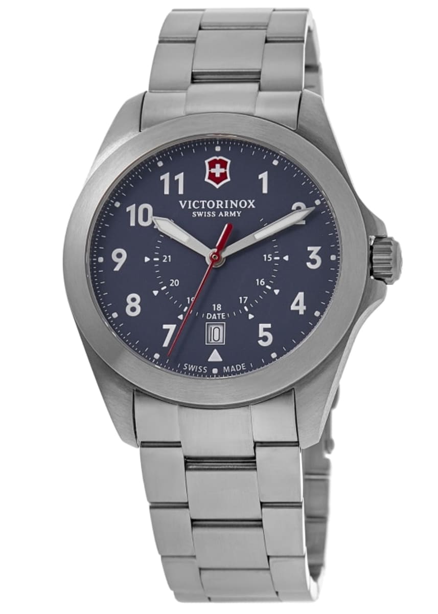 Victorinox Swiss Army Heritage кварцевые мужские часы из стали с синим циферблатом 241967
Victorinox Swiss Army Heritage кварцевые мужские часы из стали с синим циферблатом 241967