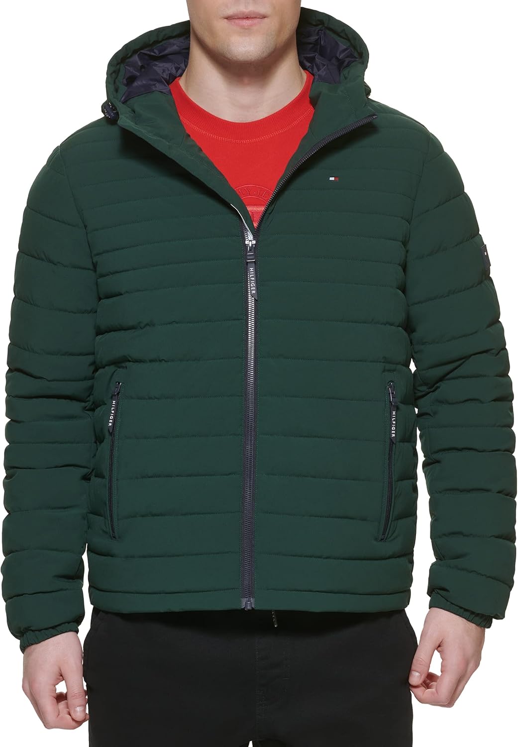 Мужская куртка Tommy Hilfiger из эластичного полиэстера с капюшоном, Pine Green
Мужская куртка Tommy Hilfiger из эластичного полиэстера с капюшоном, Pine Green