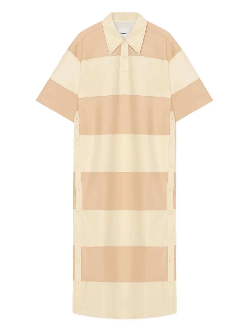 Платье миди в полоску Nanushka, нейтральный
Платье миди в полоску Nanushka, нейтральный