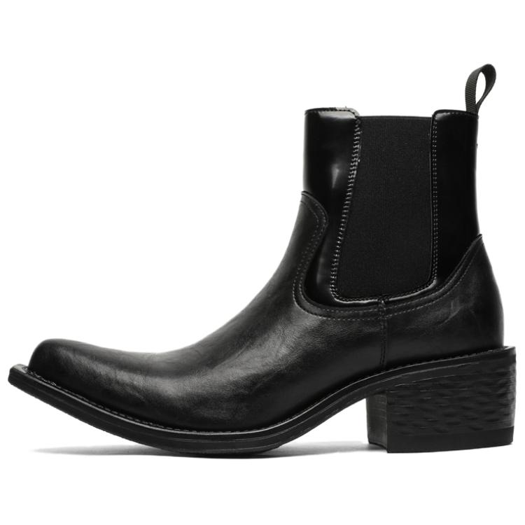 Beidouniao Черные мужские короткие челси-ботфорты
Beidouniao Черные мужские короткие челси-ботфорты