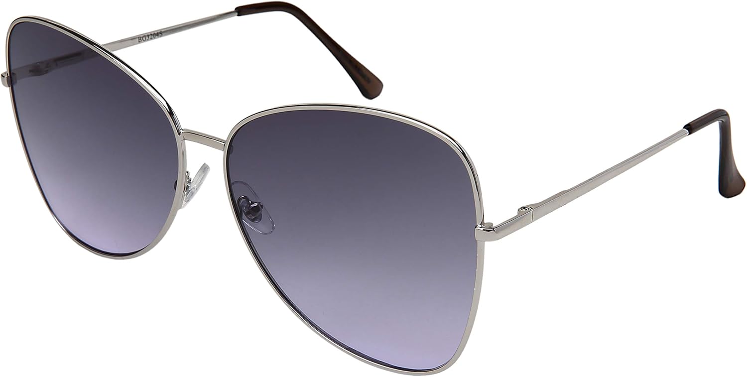 Женские модные солнцезащитные очки EDGEIWEAR больших размеров XXL с эффектом бабочки, матовые тонированные линзы, очень широкая оправа 152 мм, Silver Frame / Grey-purple Lens
Женские модные солнцезащитные очки EDGEIWEAR больших размеров XXL с эффектом бабочки, матовые тонированные линзы, очень широкая оправа 152 мм, Silver Frame / Grey-purple Lens