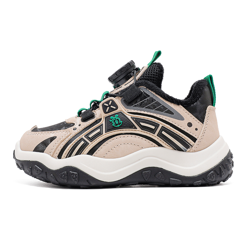 Легкие амортизирующие термокроссовки с низким верхом для детей BOBDOG, черный/бежевый 
Легкие амортизирующие термокроссовки с низким верхом для детей BOBDOG, черный/бежевый