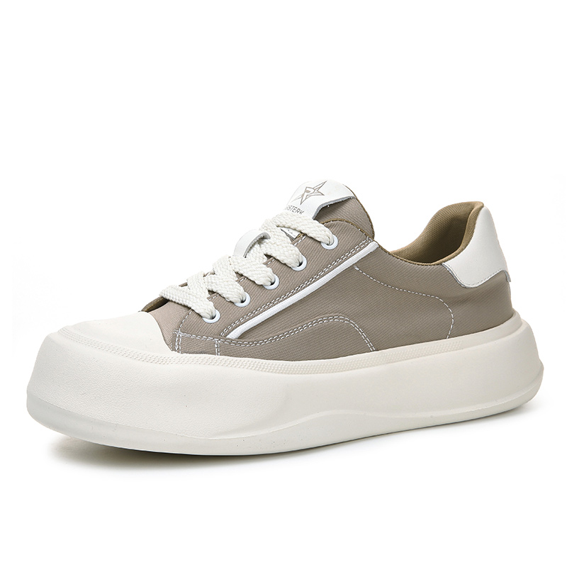 XIAOTOULANG Мужские скейтерские кеды цвета хаки, цвет Khaki
XIAOTOULANG Мужские скейтерские кеды цвета хаки, цвет Khaki