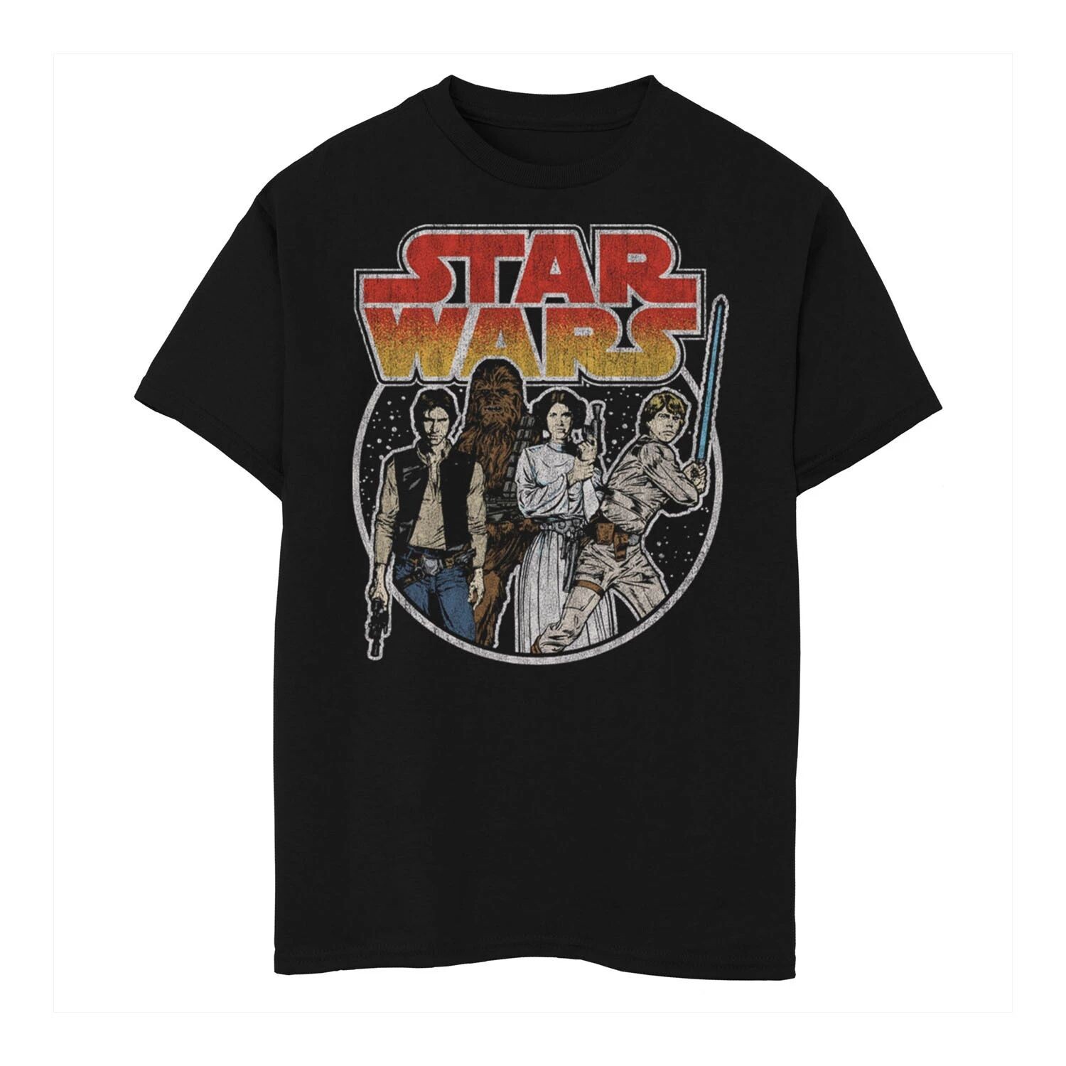 Винтажная футболка с круглым вырезом для мальчиков 8–20 лет «Звездные войны: Повстанцы» Licensed Character
Винтажная футболка с круглым вырезом для мальчиков 8–20 лет «Звездные войны: Повстанцы» Licensed Character