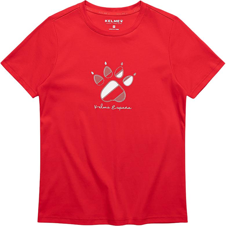 Футболка женская с круглым вырезом, умеренно прямого кроя KELME, красный
Футболка женская с круглым вырезом, умеренно прямого кроя KELME, красный