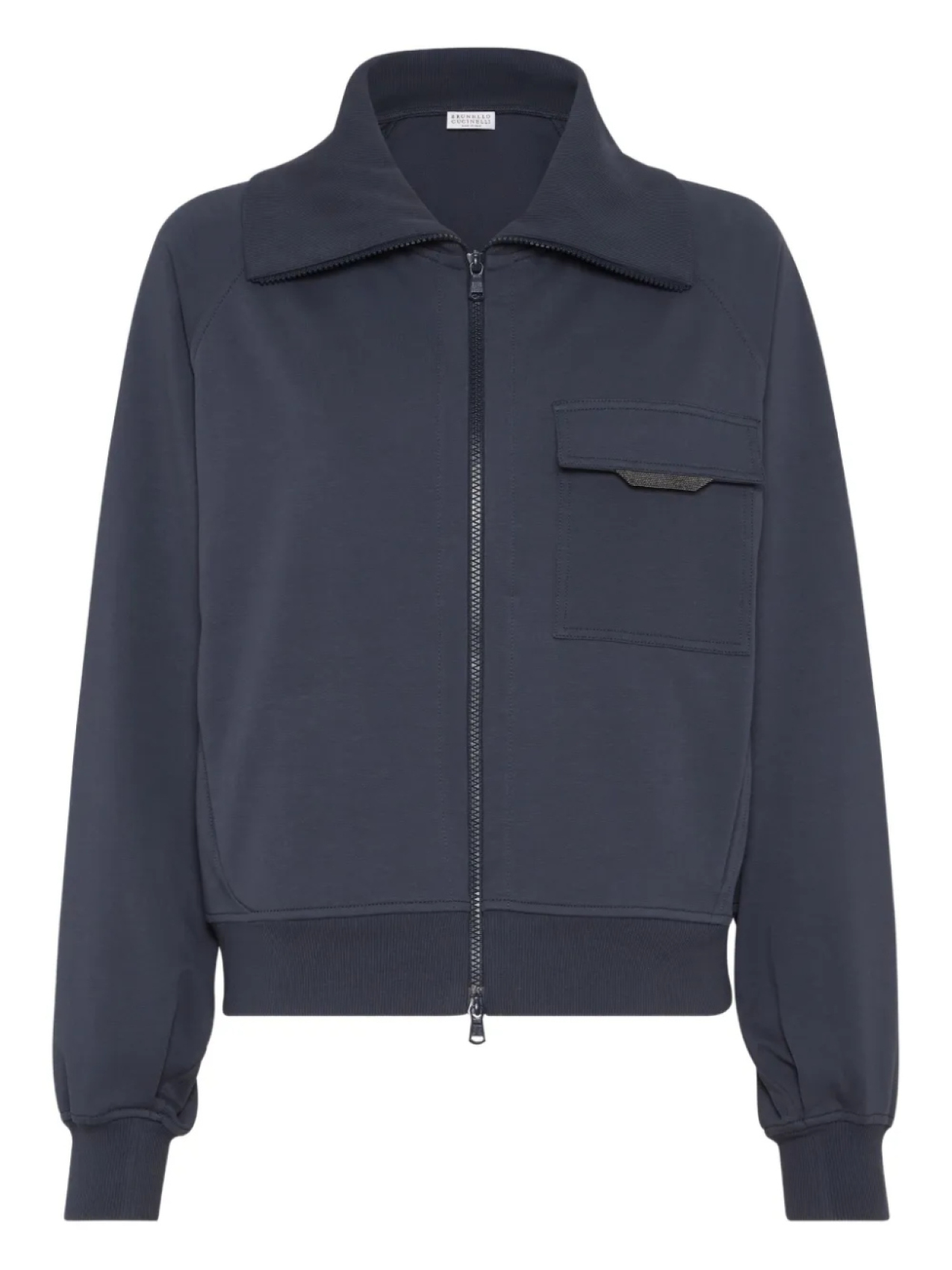 Толстовка с отделкой Monili Brunello Cucinelli, синий
Толстовка с отделкой Monili Brunello Cucinelli, синий