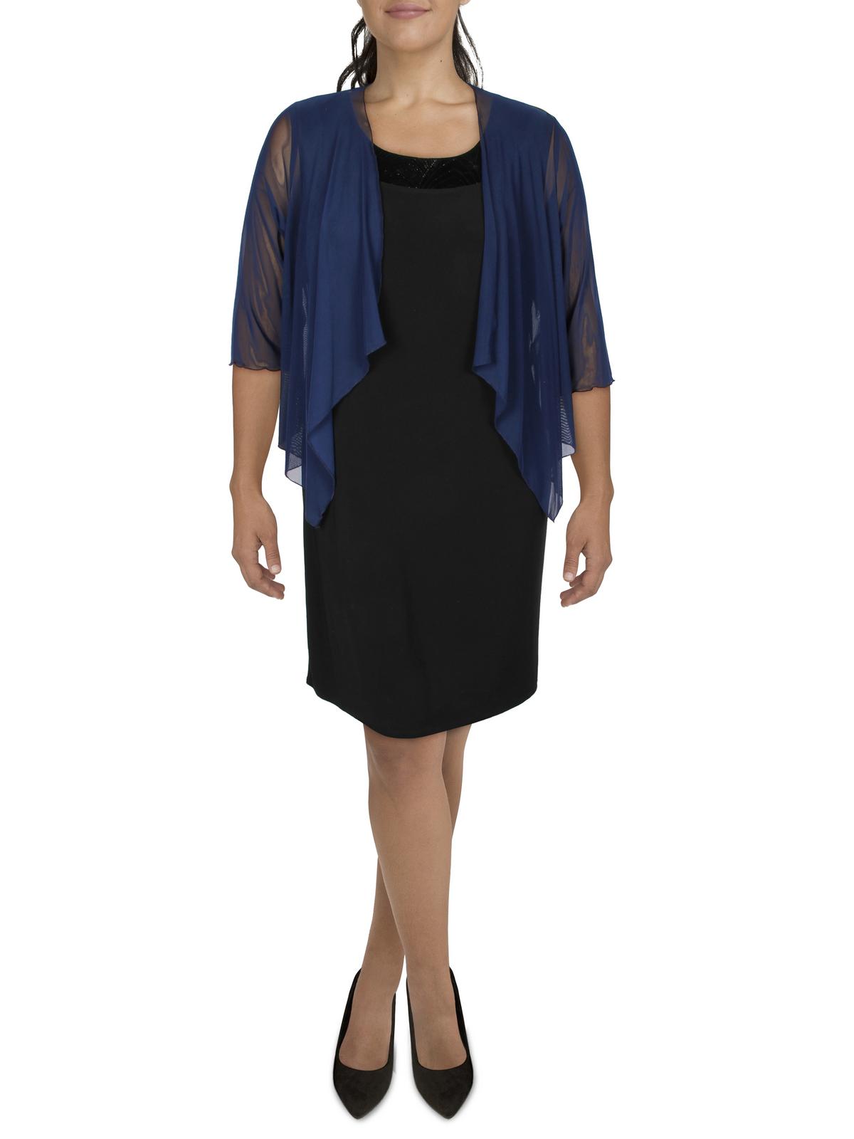 Плюс Женское Сетчатое Прозрачное Болеро Connected Apparel, темно-синий
Плюс Женское Сетчатое Прозрачное Болеро Connected Apparel, темно-синий