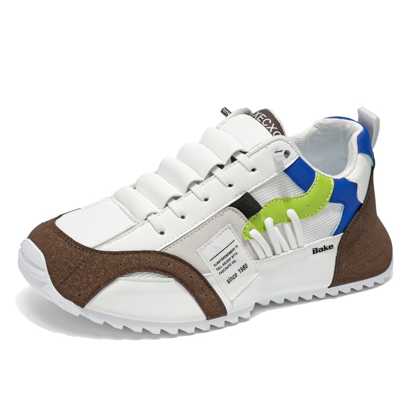 BAKE Мужские белые низкие кеды с амортизацией, дышащие и легкие, цвет White
BAKE Мужские белые низкие кеды с амортизацией, дышащие и легкие, цвет White