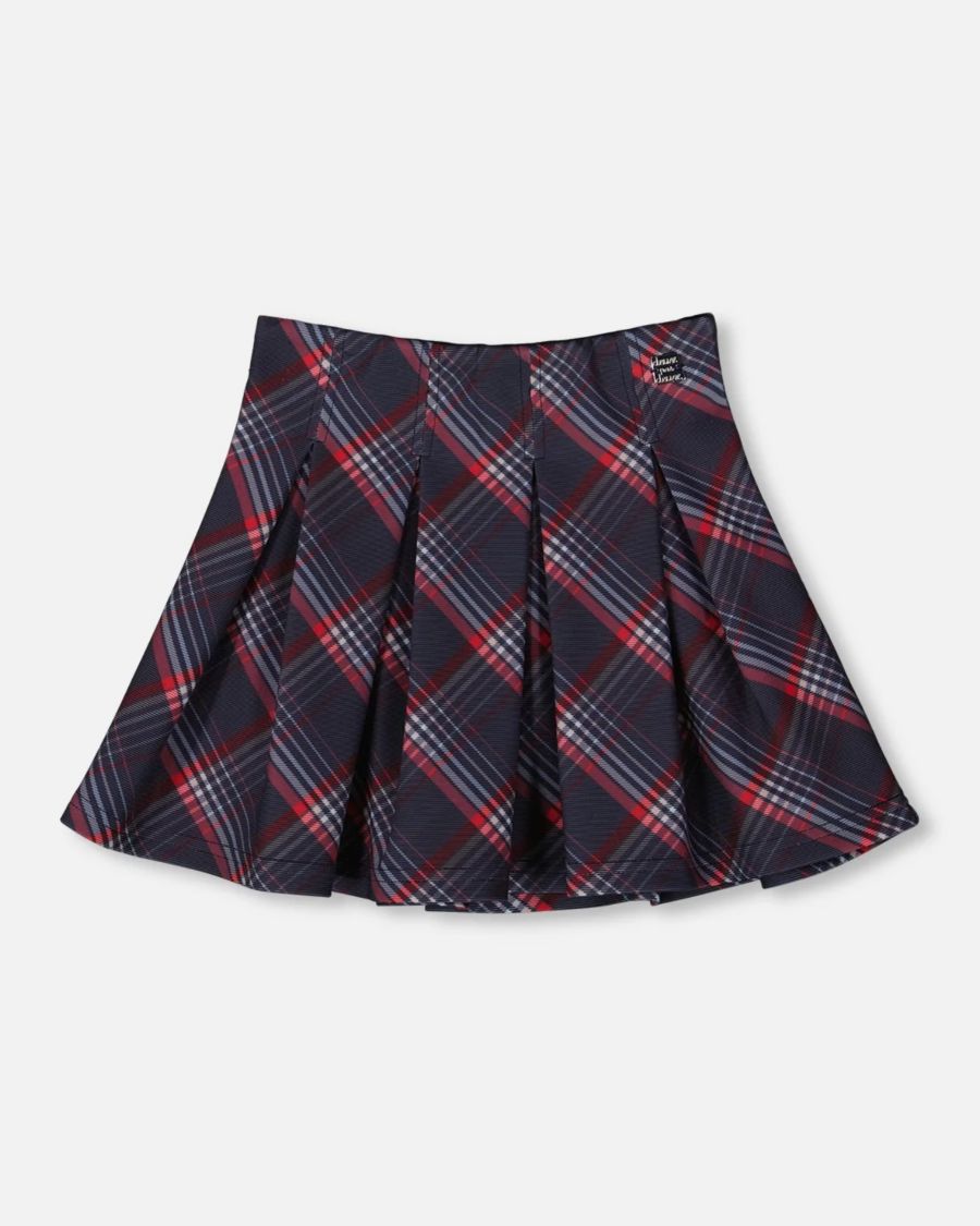 Детская плиссированная юбка Милано в красно-синюю клетку Deux par Deux, Red & navy plaid
Детская плиссированная юбка Милано в красно-синюю клетку Deux par Deux, Red & navy plaid