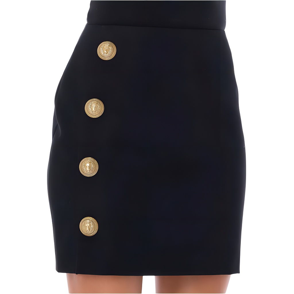 FW23 Повседневная короткая юбка женская черная BALMAIN
FW23 Повседневная короткая юбка женская черная BALMAIN