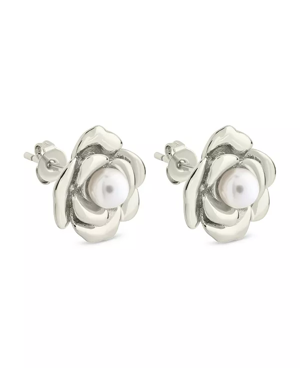 Серьги-Гвоздики с цветком из искусственного жемчуга Роза Sterling Forever, silver
Серьги-Гвоздики с цветком из искусственного жемчуга Роза Sterling Forever, silver