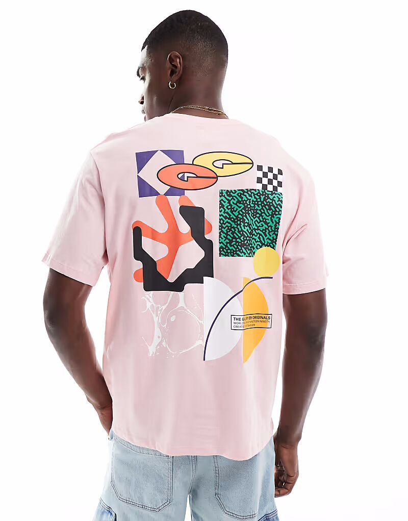 Футболка Jack & Jones oversize с графическим принтом на спине розового цвета
Футболка Jack & Jones oversize с графическим принтом на спине розового цвета