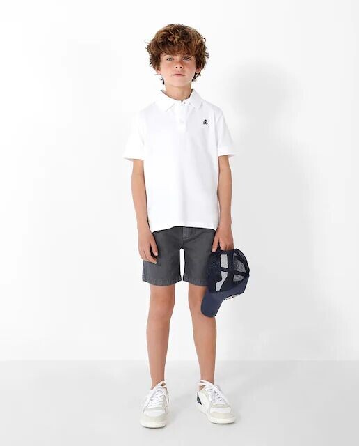 Хлопковая рубашка-поло для мальчика с короткими рукавами Scalpers, белый
Хлопковая рубашка-поло для мальчика с короткими рукавами Scalpers, белый