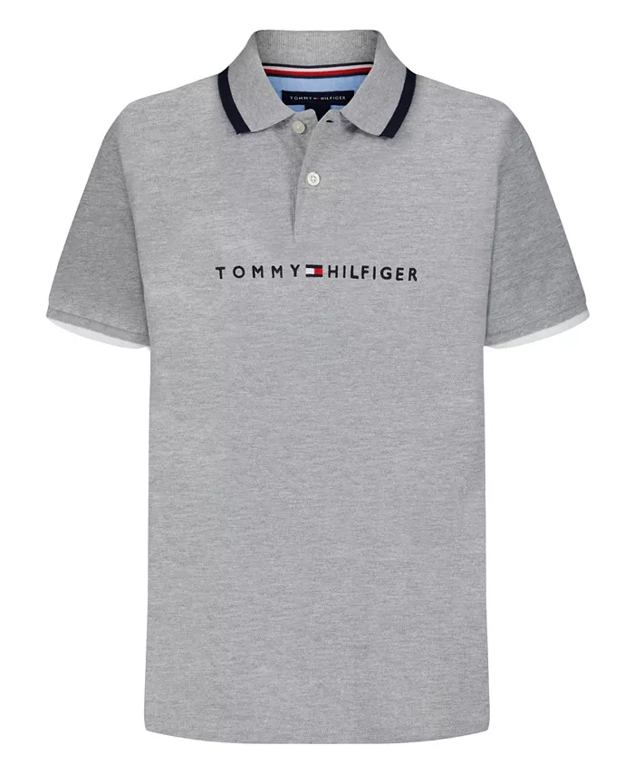 Большие мальчики Томас короткий рукав поло Tommy Hilfiger, серый
Большие мальчики Томас короткий рукав поло Tommy Hilfiger, серый