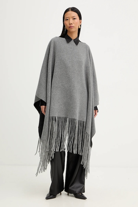 Шерстяное пончо Liviana Conti, серый
Шерстяное пончо Liviana Conti, серый