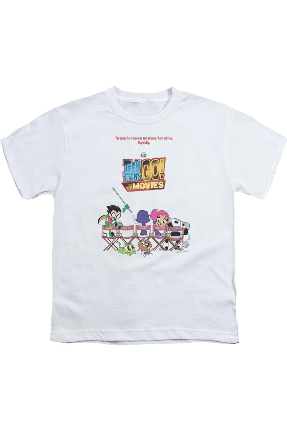 Футболка с коротким рукавом для подростков с постером "Teen Titans Go! В кино" Gildan, белый
Футболка с коротким рукавом для подростков с постером "Teen Titans Go! В кино" Gildan, белый